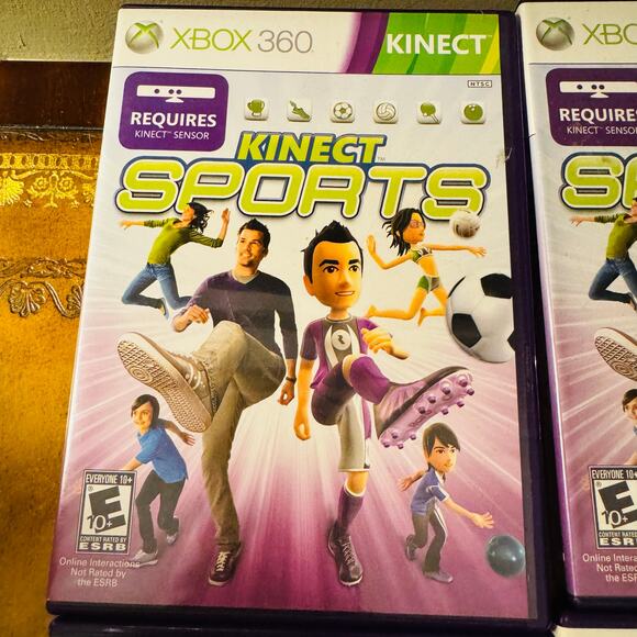 XBOX 360 Kinect Video Games Sports Adventures Workout Dance Working Bundle of 6 - Picture 2 of 7